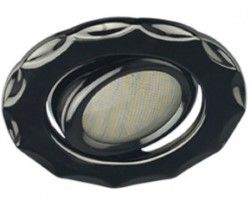 Точечный светильник Ecola черный (FH1602EFS)