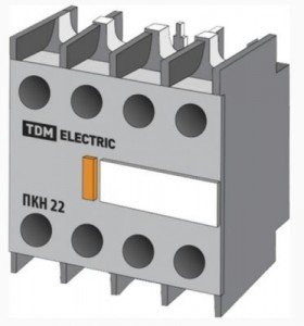 TDM ПКН-22 приставка контактная (доп. контакты 2з+2р) 