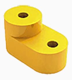 TDM изолятор угловой желтый (в уп. 100шт, цена за 1 шт)  
