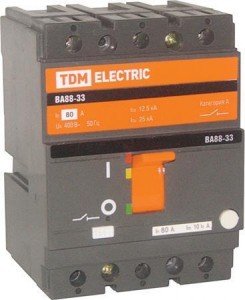 TDM ВА88-33 3Р 40А автомат. выкл. 35кА Iном 160А тепловой и ЭМ расцепитель Iотс.10Iн 
