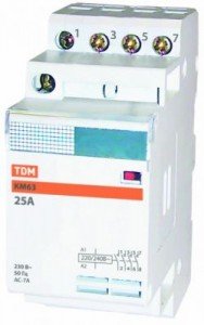 TDM КМ63/4-20А контактор модульный 4НО  