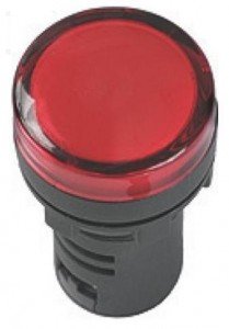 TDM лампа AD-22DS(LED) матрица d22мм красн. 24В AC/DC  