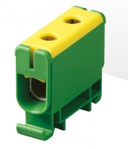 TDM клемма вводная силовая КВС 6-50 кв. мм. желто-зеленая  