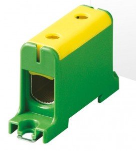 TDM клемма вводная силовая КВС 35-150 кв. мм. желто-зеленая  