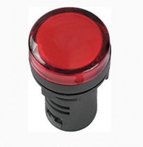 TDM лампа AD-16DS(LED) матрица d16мм син. 24В AC/DC  