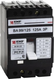 Автоматический выключатель EKF  ВА-99 125/125А 3P 25кА 