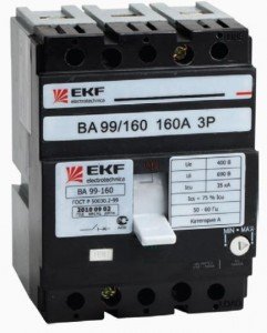 Автоматический выключатель EKF  ВА-99 160/160А 3P 35кА 