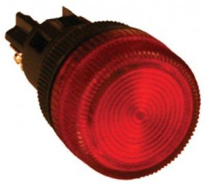 EKF Лампа сигнальная ENS-22 красная 220В 