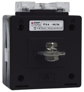 EKF Трансформатор тока ТТЭ-А-300/5А класс точности 0,5S 