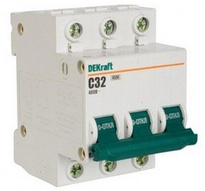 Schneider Electric Автоматический выключатель DEKraft ВА-101 3P 6А 4,5kA х-ка С 