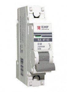 Автоматический выключатель ВА 47-63 6кА, 1P 10А (C) EKF PROxima