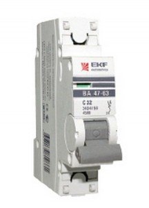 Автоматический выключатель ВА 47-63, 1P 50А (В) 4,5kA EKF PROxima