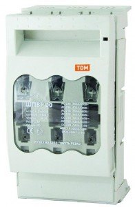 TDM Шинный выключатель-разъединитель с функцией защиты ШПВР 00 3П 160A 