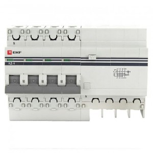 Дифавтомат EKF 4P, 32A/100A, 4,5kA, 400V