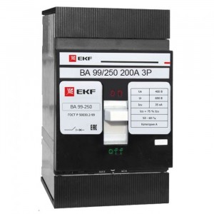 Автоматический выключатель EKF  ВА-99 800/800А 3P 35кА с электронным расцепителем EKF PROxima